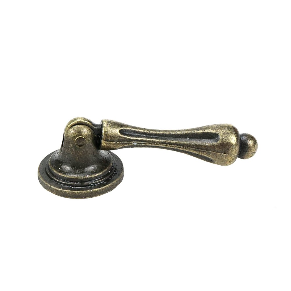 Cabinet Tear Drop Pull Handle Pulls Antique Bronze Set of 8