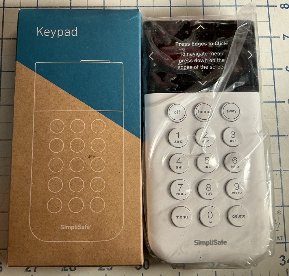 New SimpliSafe Keypad Model SSKP3 For Home Security System White