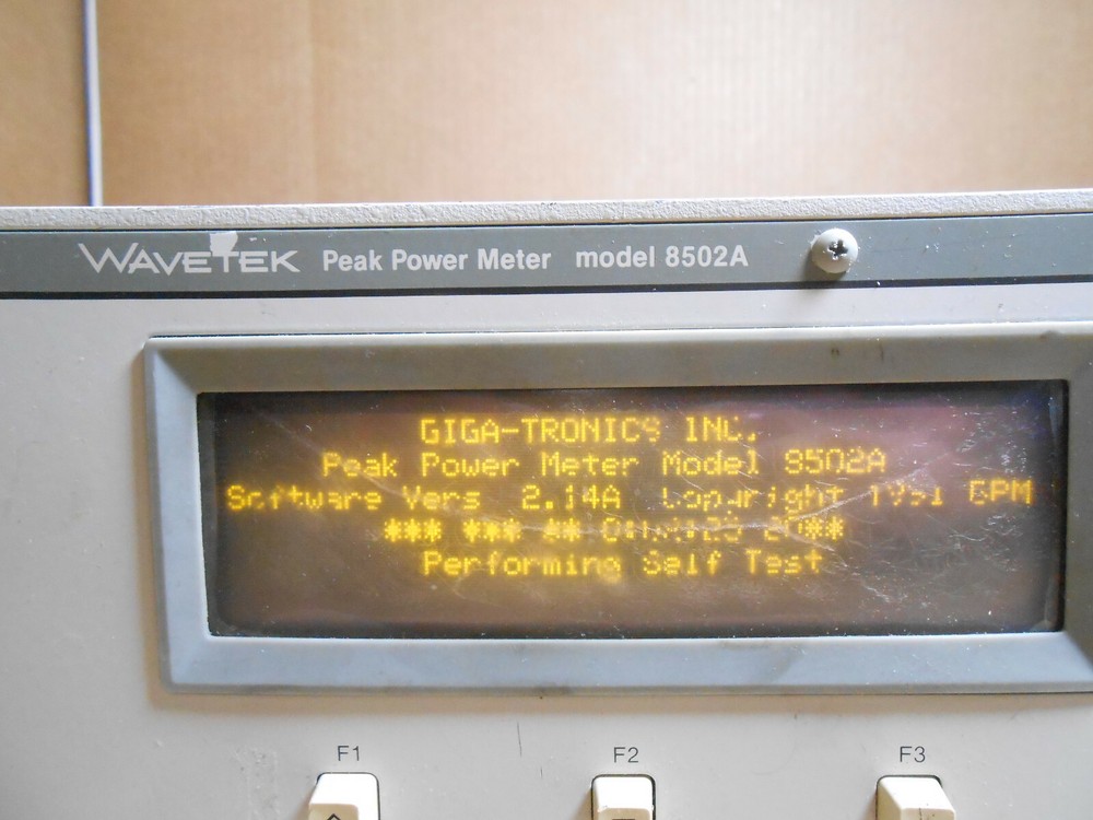 WAVETEK 8502A PEAK POWER METER