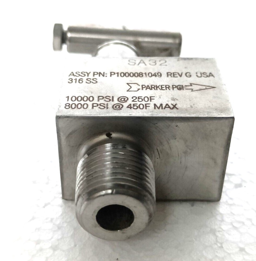 PARKER 10,000 PSI NEEDLE VALVE #NEW