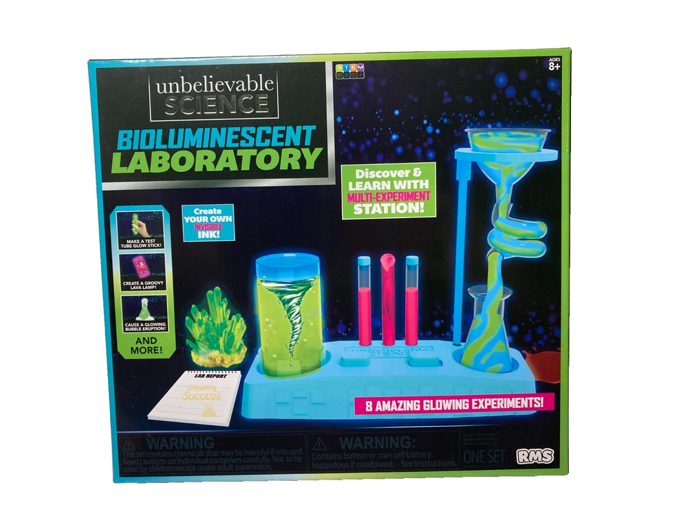 Unbelievable Science Bioluminescent Laboratory RMS Glowing Experiments