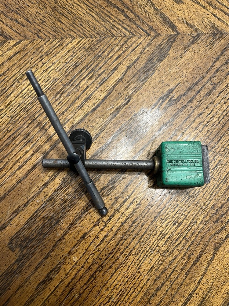 Vintage Central Tool Company Magnetic Base Indicator Holder