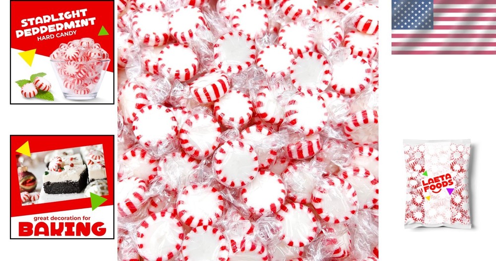 Individually Wrapped Arcor Starlight Mints - Perfect for Events & Fresh Breath