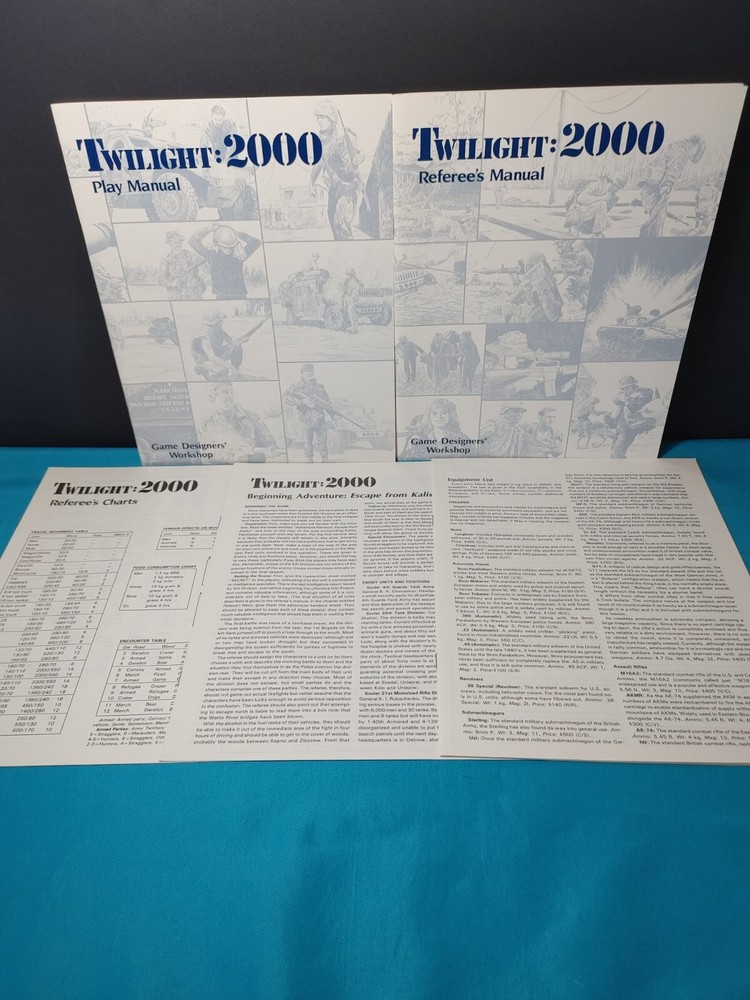 Twilight 2000 Role-Playing Game Bundle GDW 500 *Read Description*