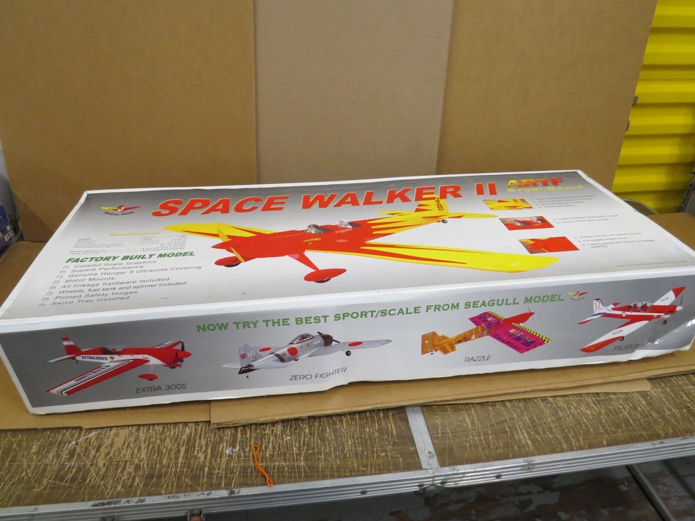 Seagull Model Space Walker II ARTF RC Model Airplane NOS Open Box