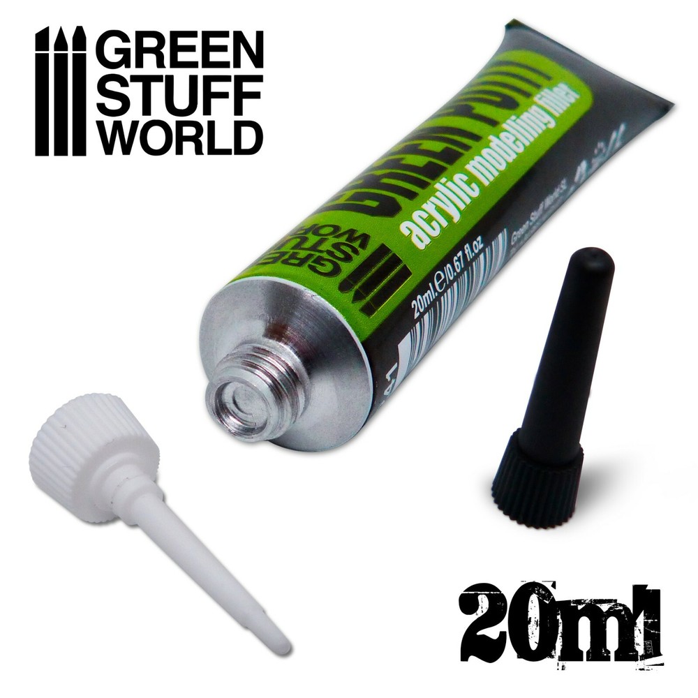 Green Putty - Plastic putty hobby miniatures