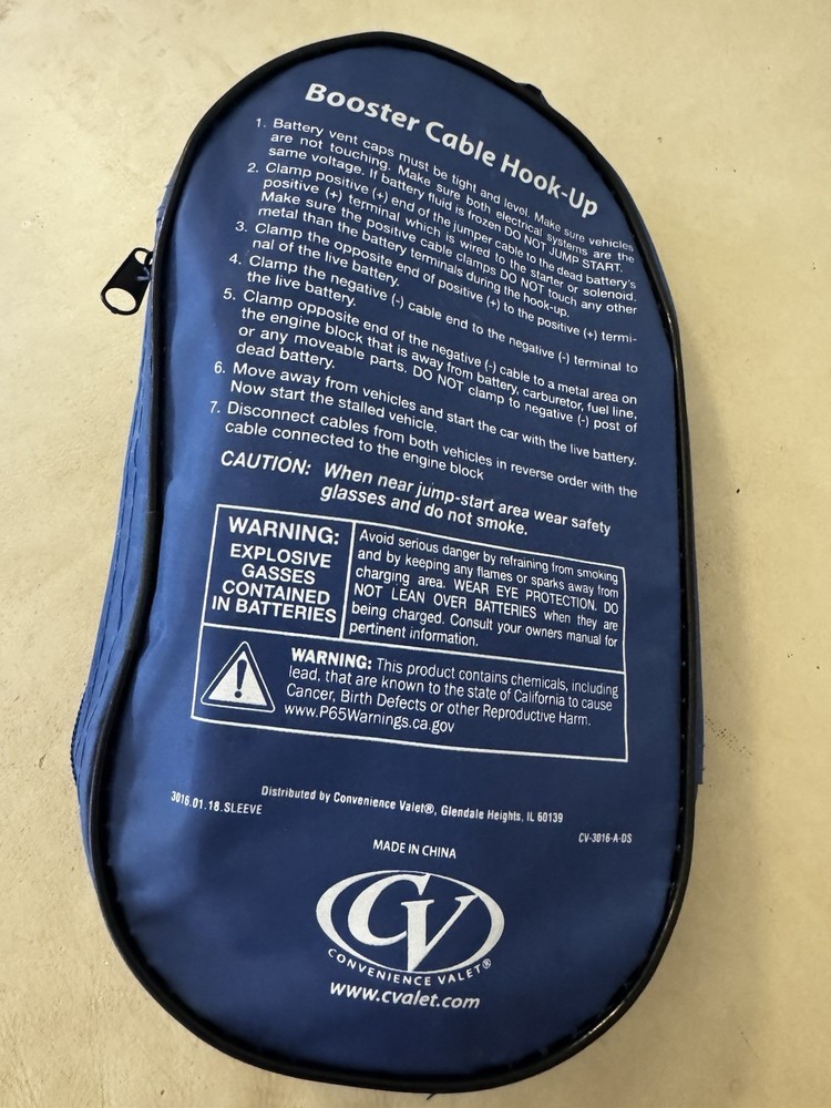 Booster cable Hook-Up