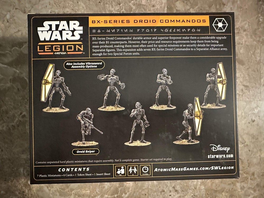 Star Wars Legion: BX-Series Droid Commandos