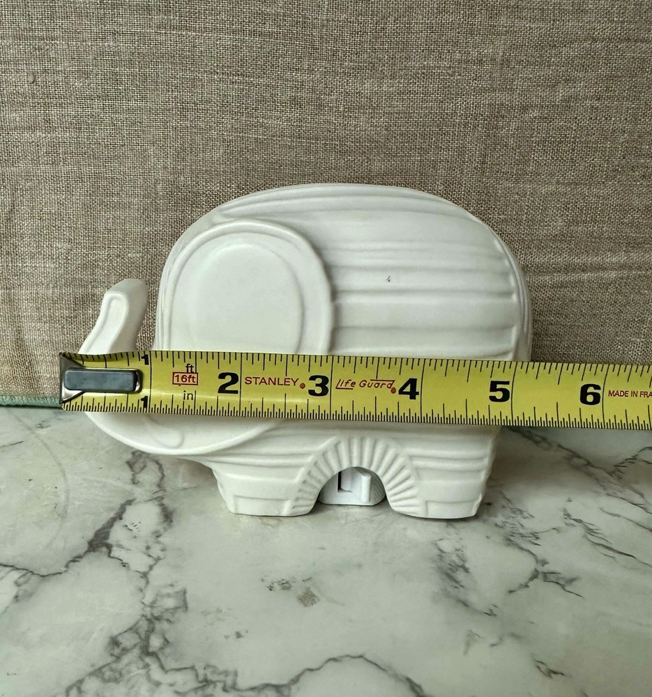 Jonathan Adler Junior White Porcelain Elephant Night Light