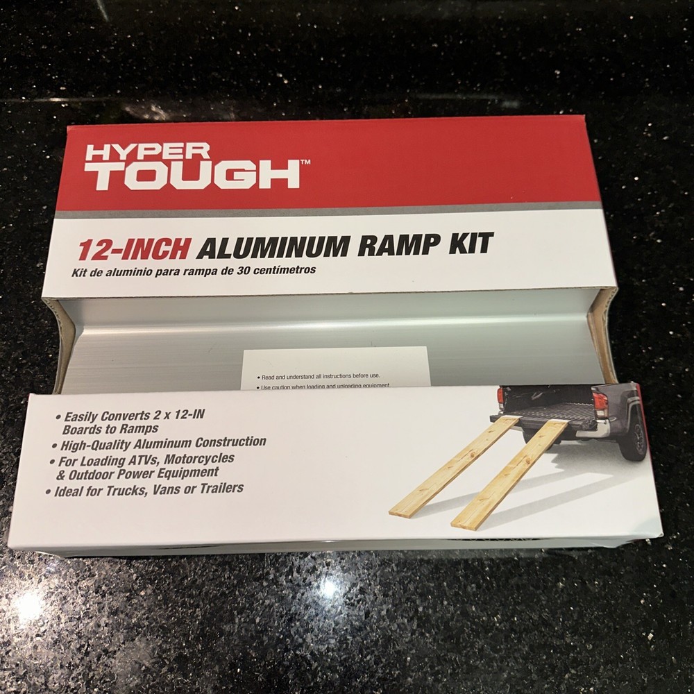 Hyper Tough 12-inch Aluminum Ramp Kit