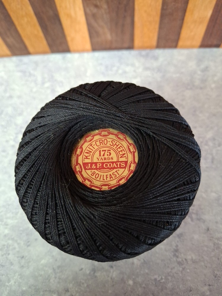 J & P Coats Knit-Cro-Sheen Boilfast Crochet Thread