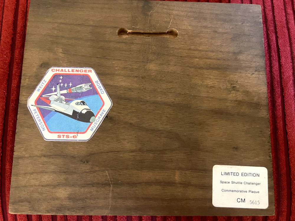 NASA SPACE SHUTTLE CHALLENGER MADE ABOARD POLYSTYRENE SPHERES LTD EDITION