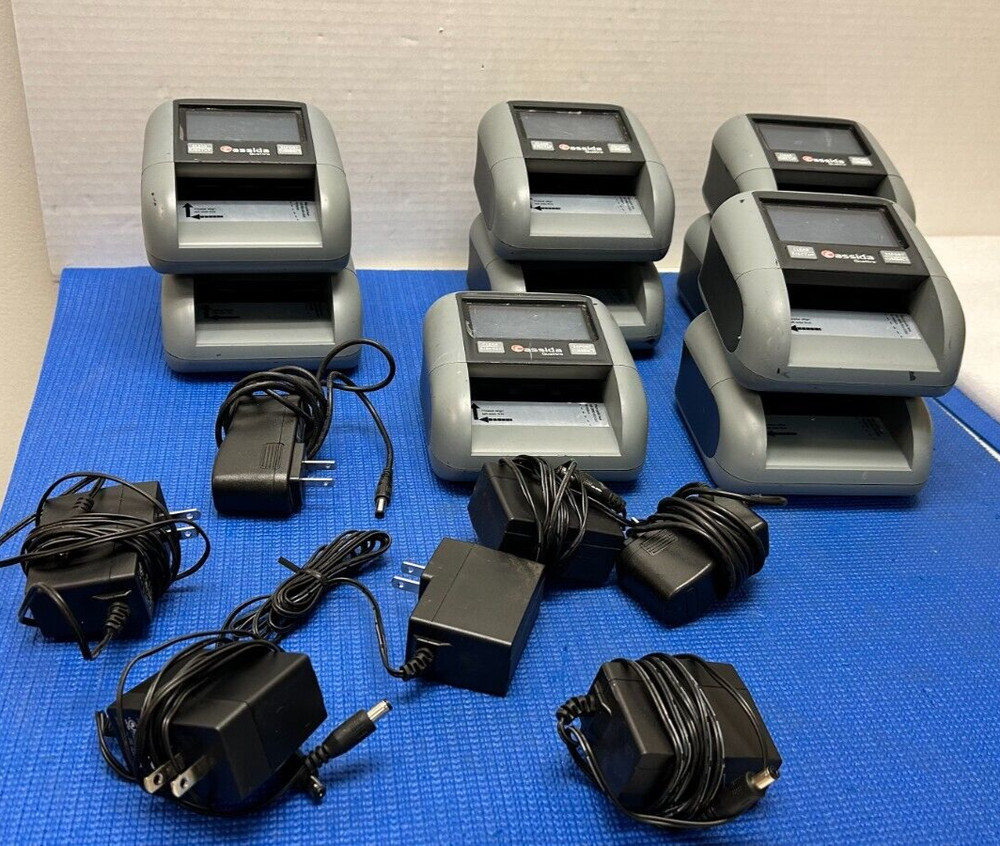 CASSIDA QUATTRO COUNTERFEIT BILL DETECTORS (QTY 9)