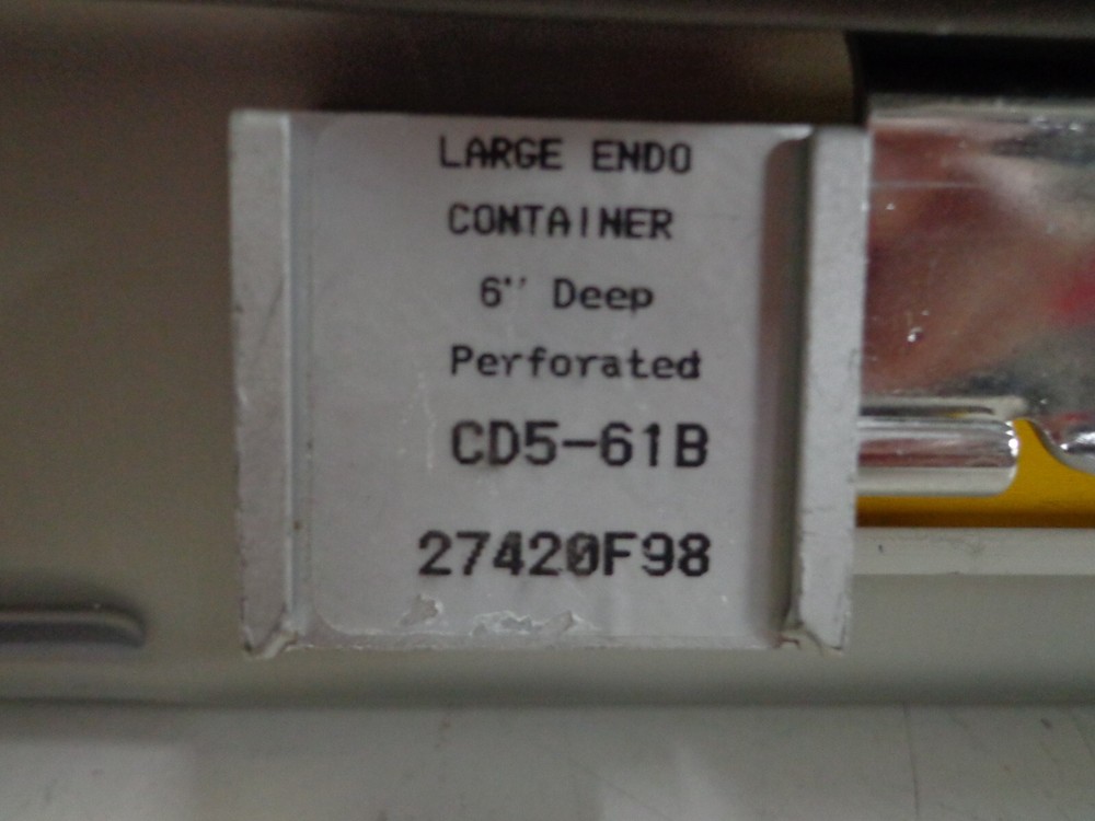 V. Mueller Genesis CD5-61B Sterilization Case Large Endo Container 6'' Deep