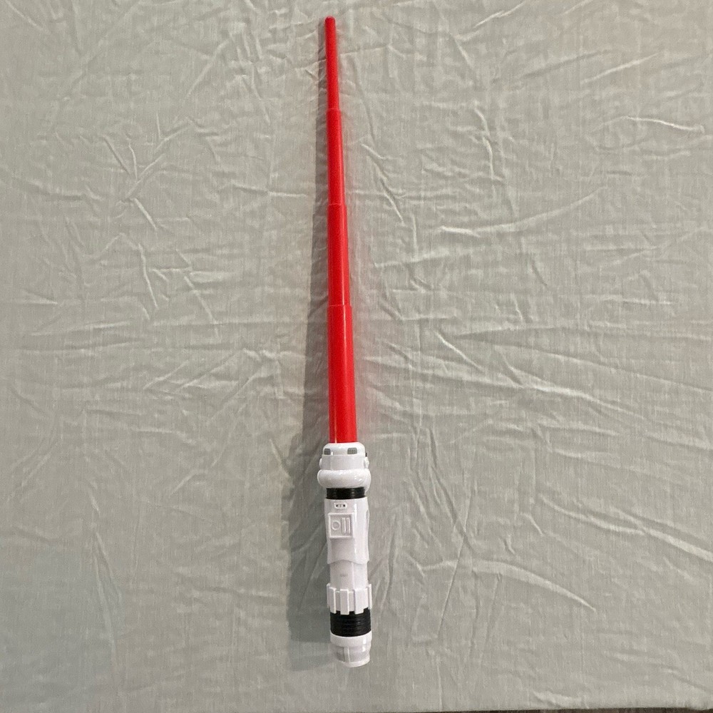 Star Wars Lightsaber Squad Stormtrooper Lightsaber Extendable Pre-owned Nice