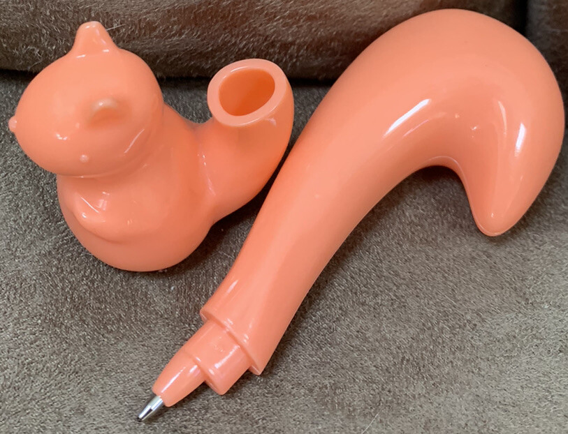 JUSTICE SQUIRREL PEN 3D SUPER CUTE SCHOOL ACCESSORY 4”