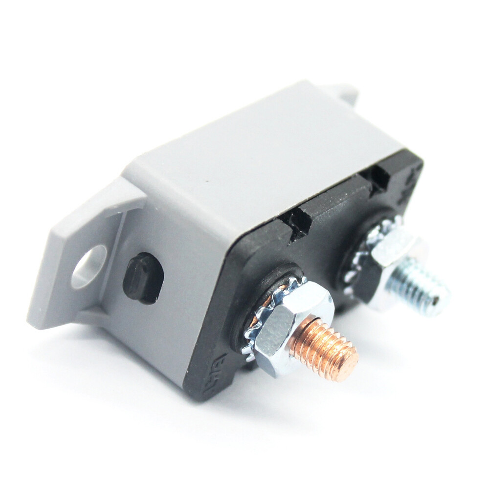 4PC 50A AMP 12V Circuit Breaker Stud Type Shortstop Fuse Automatic Auto Reset