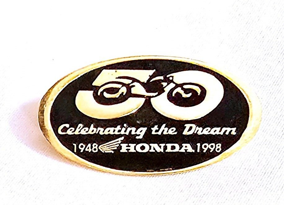 Commemorative 50 years Pin Honda Motorcycle