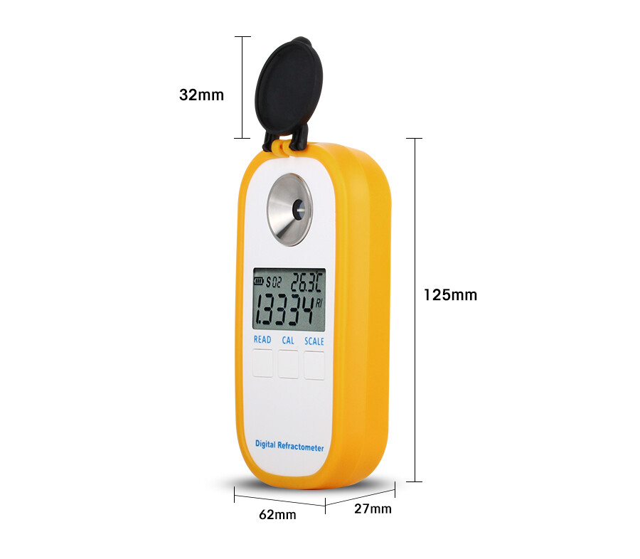 Digital Brix Refractometer Meter Honey Sugar Content Tester with Range 0 to 50%
