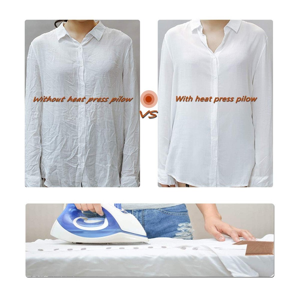 4 Pack Heat Press Pillow Mat Bundle - 4 Size Teflon Heat Pressing Transfer