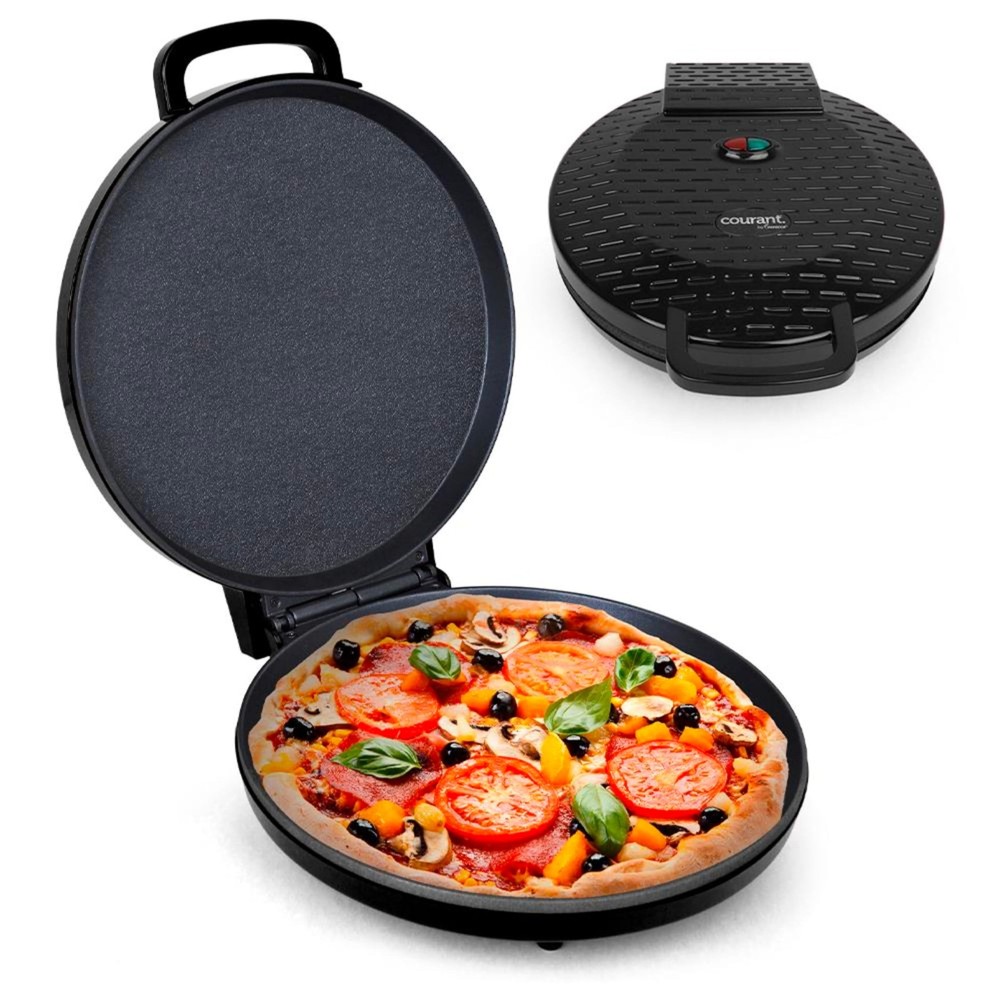 Courant Countertop Pizza Maker 12" Machine, Cool-touch, Crispy Crust