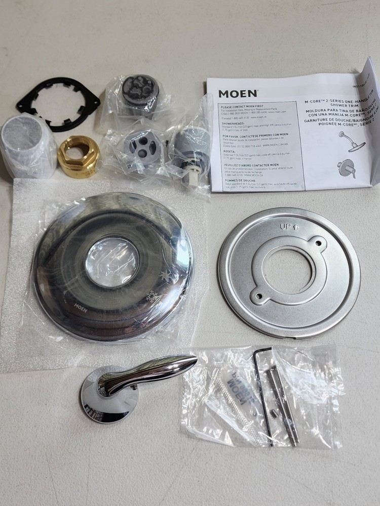 Moen UT2131 Pressure Balanced Valve Trim Only Lever Handle Chrome