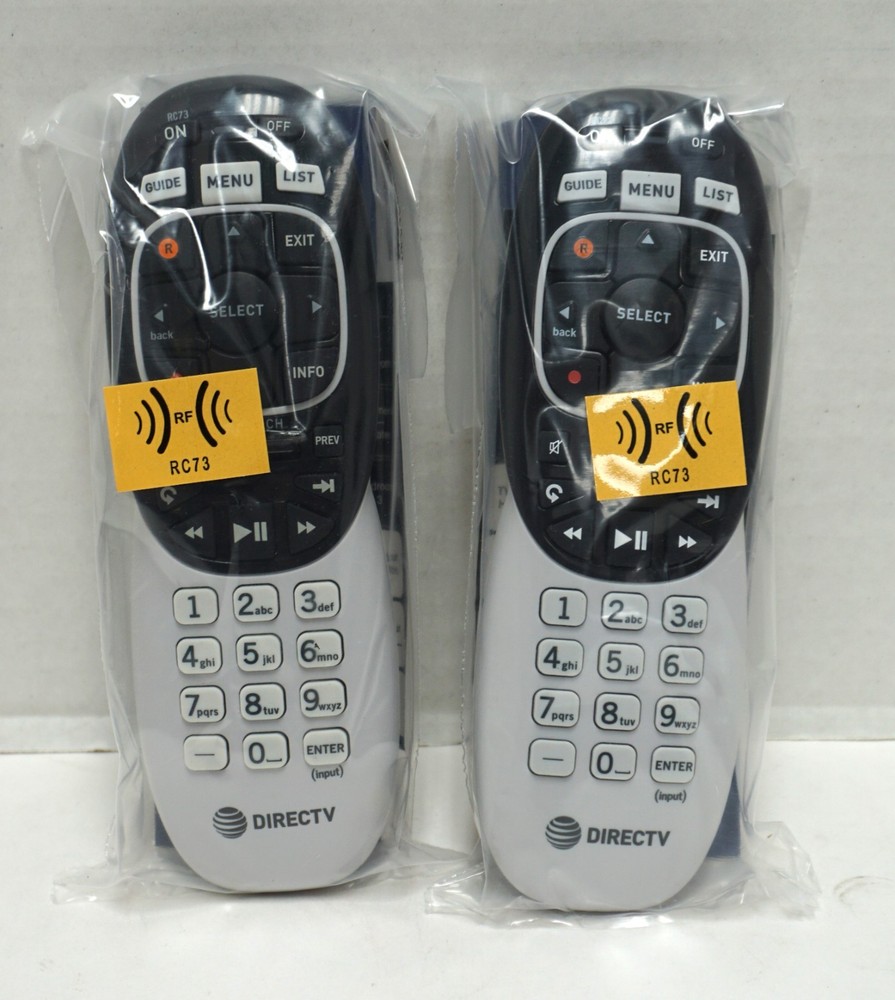 2 Pack - DIRECTV RC73 RF/IR Remotes