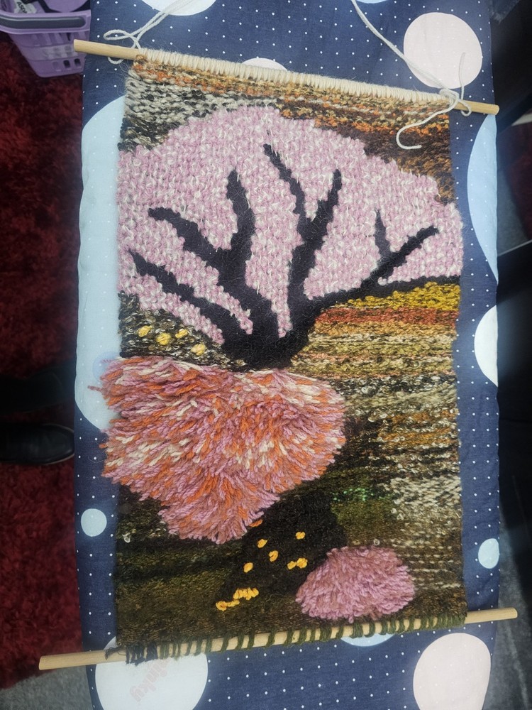 Hand Weaved Picture Wall Hanging