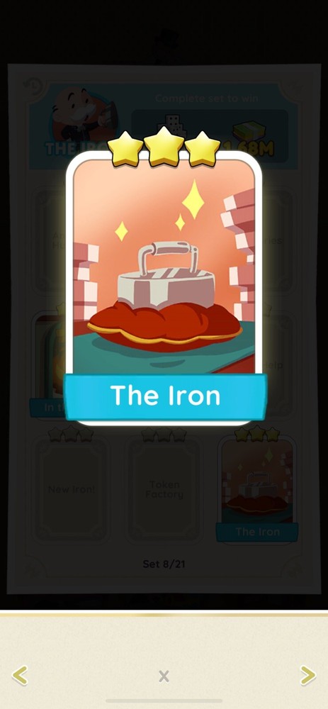 monoplo go Stickers The Iron