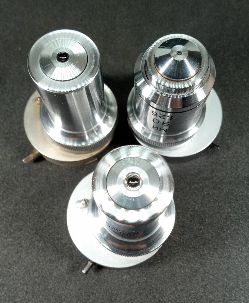 Set lenses lomo microscope Vintage USSR. Набор объективы ЛОМО запчасти микроскоп