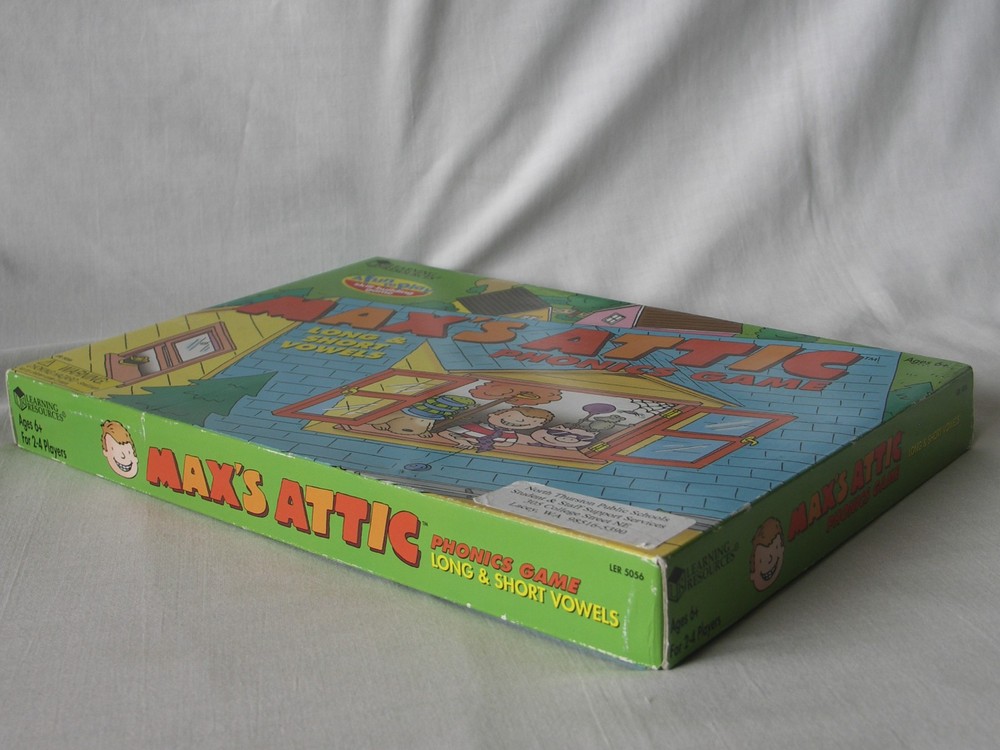 Max's Attic Phonics Game Long & Short Vowels Learning Resources Complete