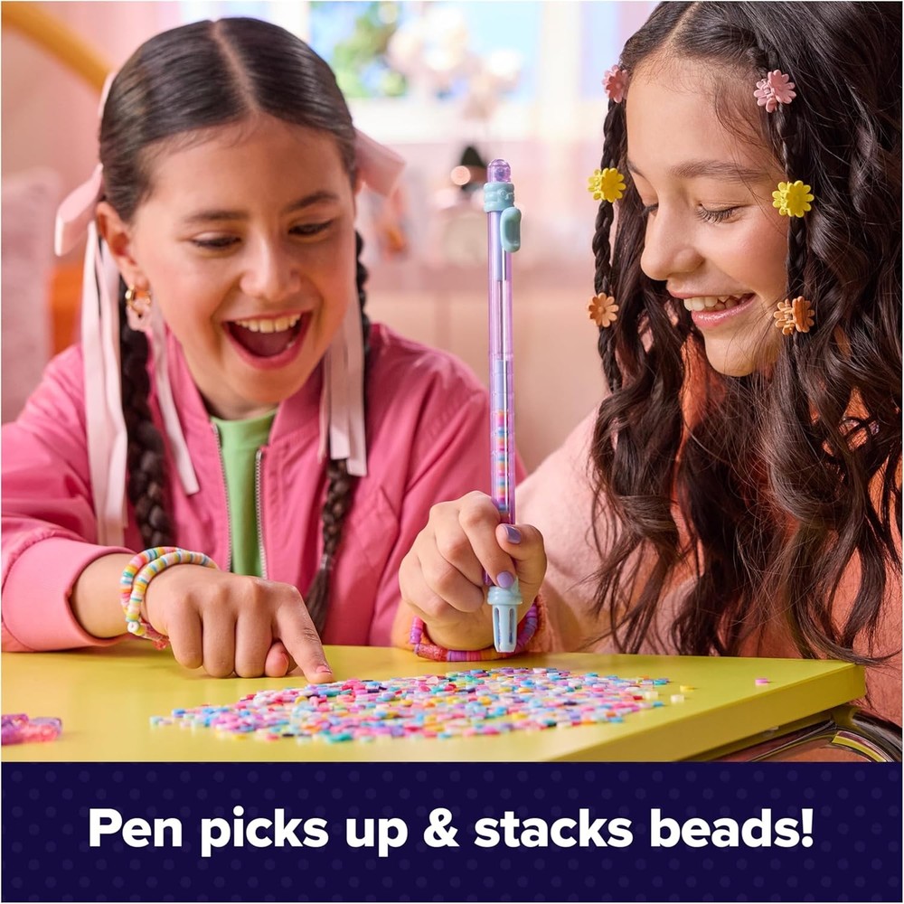 Cool Maker, Stack’d Heishi Studio Bracelet Making Kit with Easy Beading Pen &