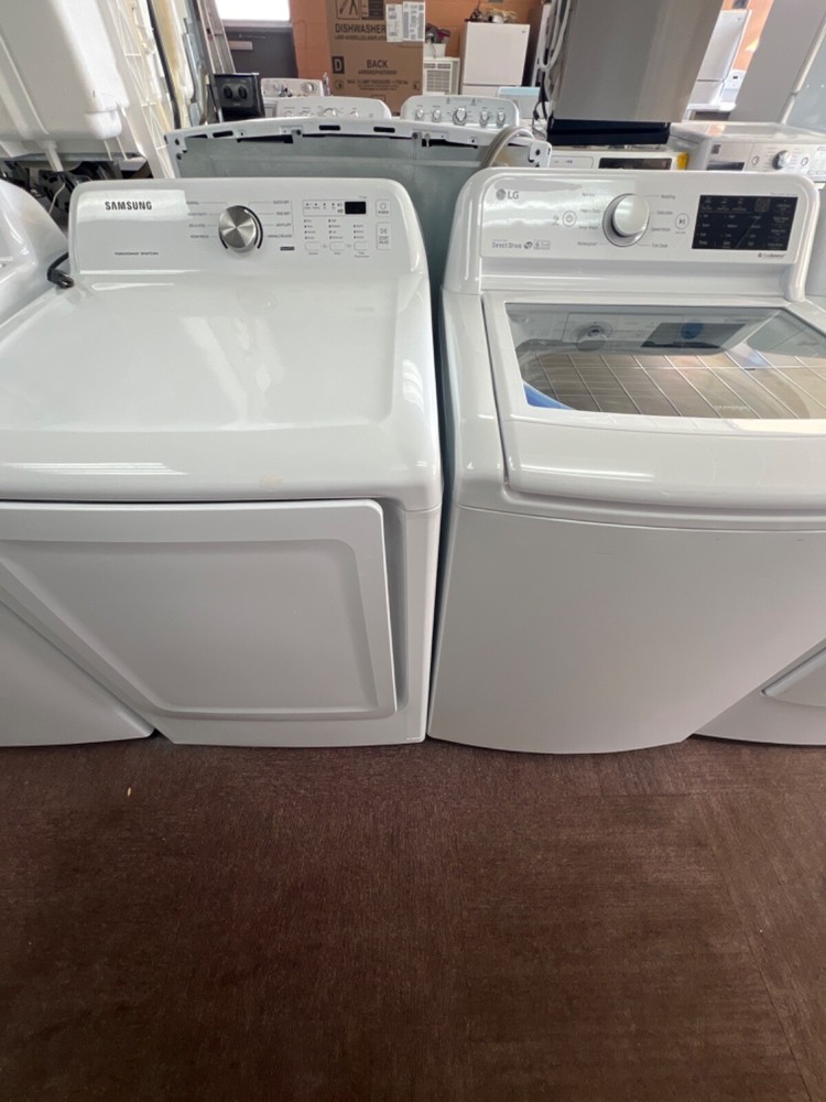 electric washer and dryer set used