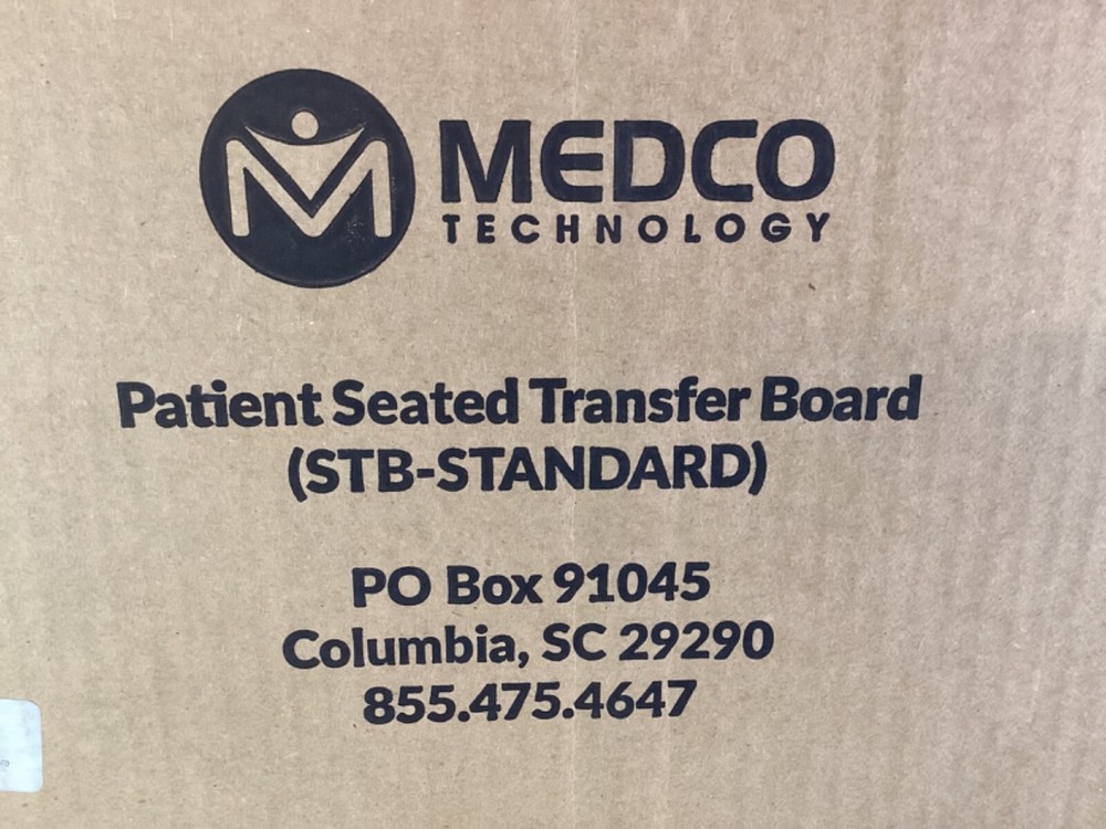 MedCo Technologies Premium Seated Slide Transfer Board STB-STANDARD White