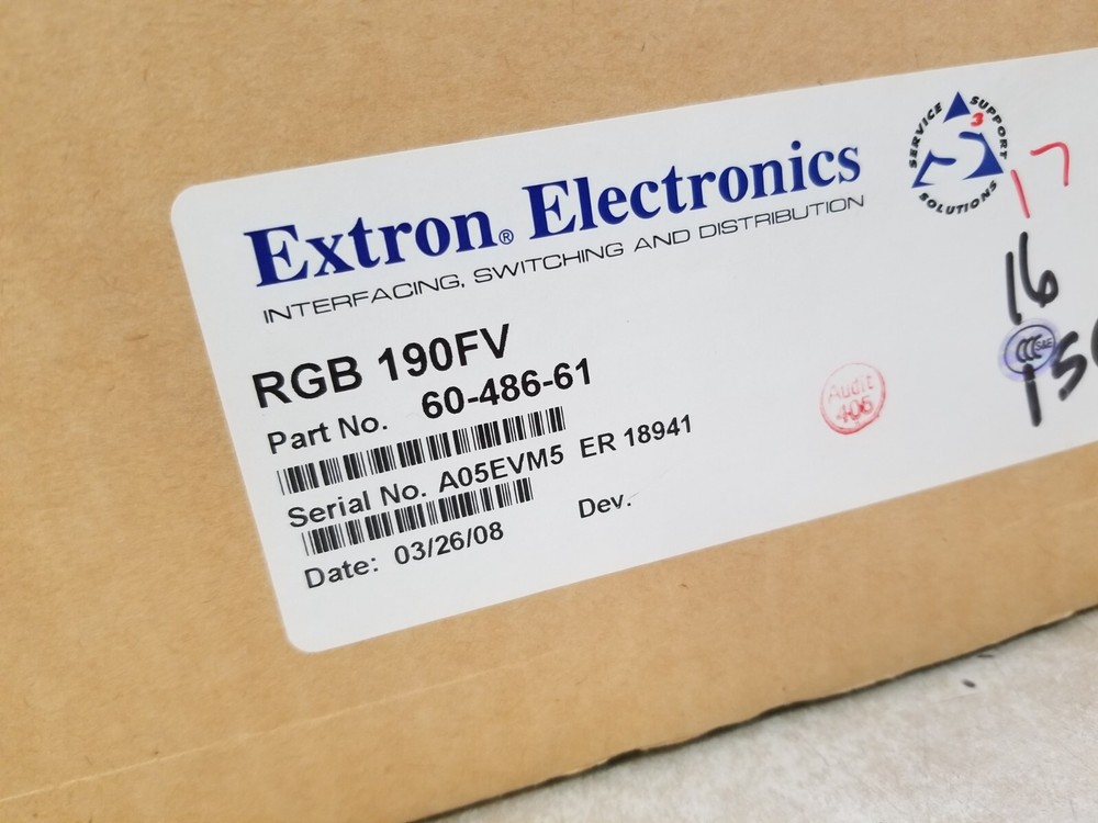 Extron RGB 190FV Universal Computer-Video Interface With Power Supply