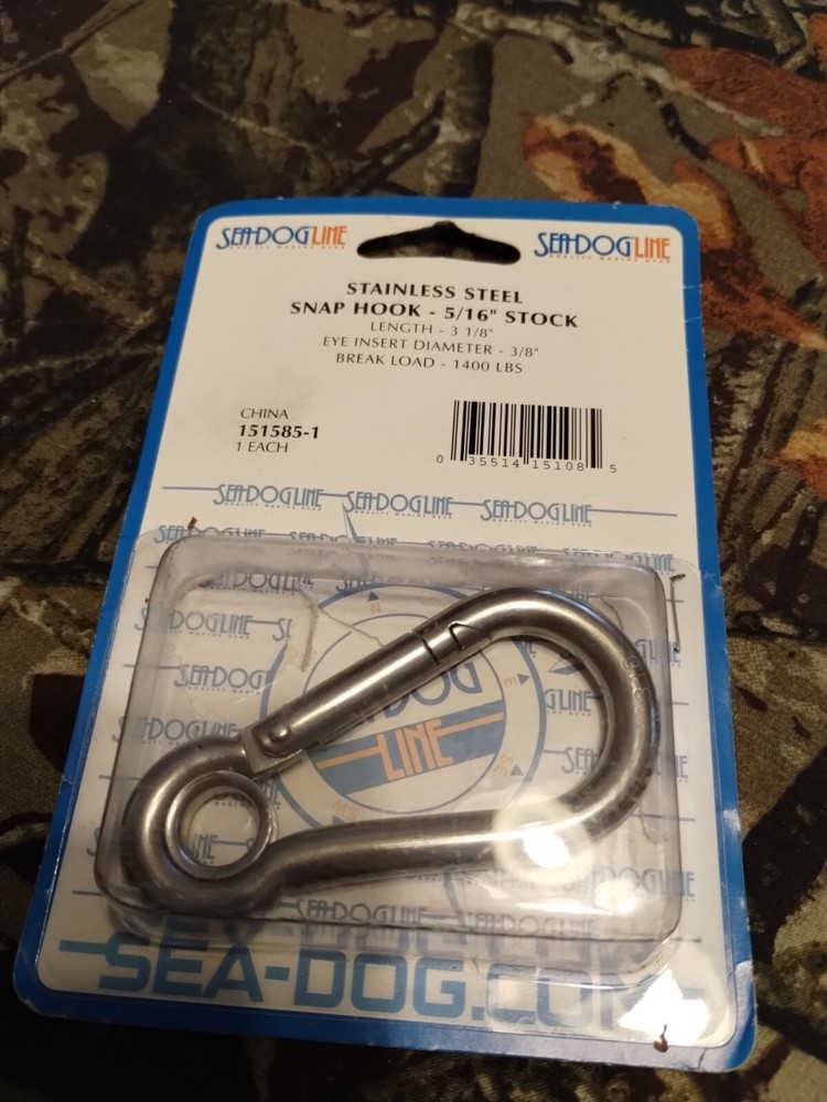 151585-1 S.S Snap Hook 5/16" Seadog