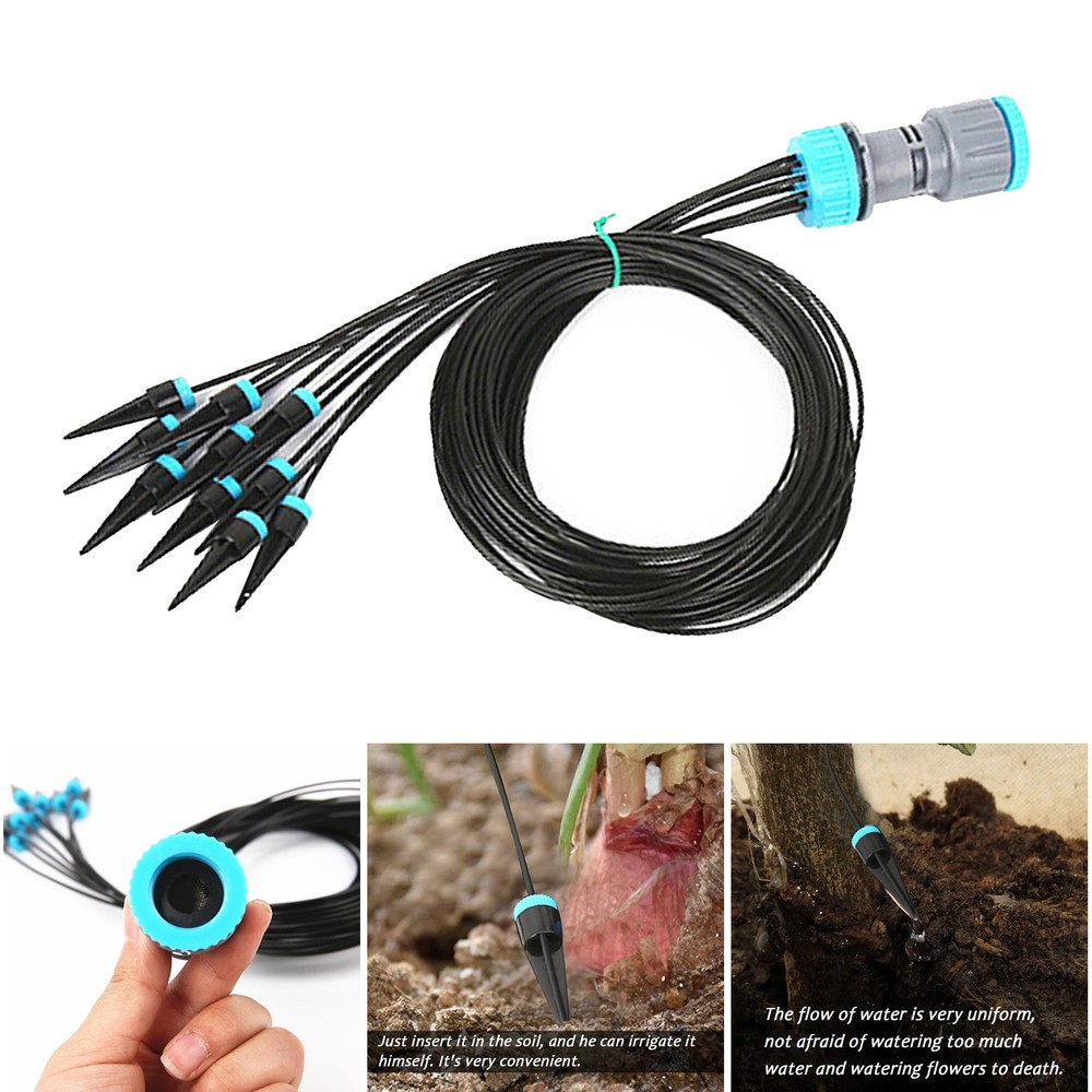 Automatic 10-Nozzle Drip Irrigation System Watering Potted  Equipment