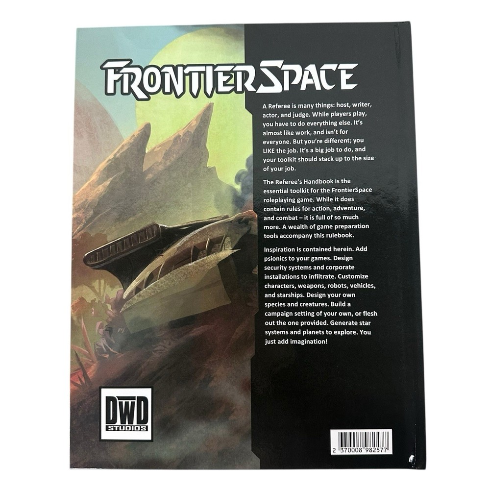 Frontier Space Referee's Handbook Hardcover: FrontierSpace RPG