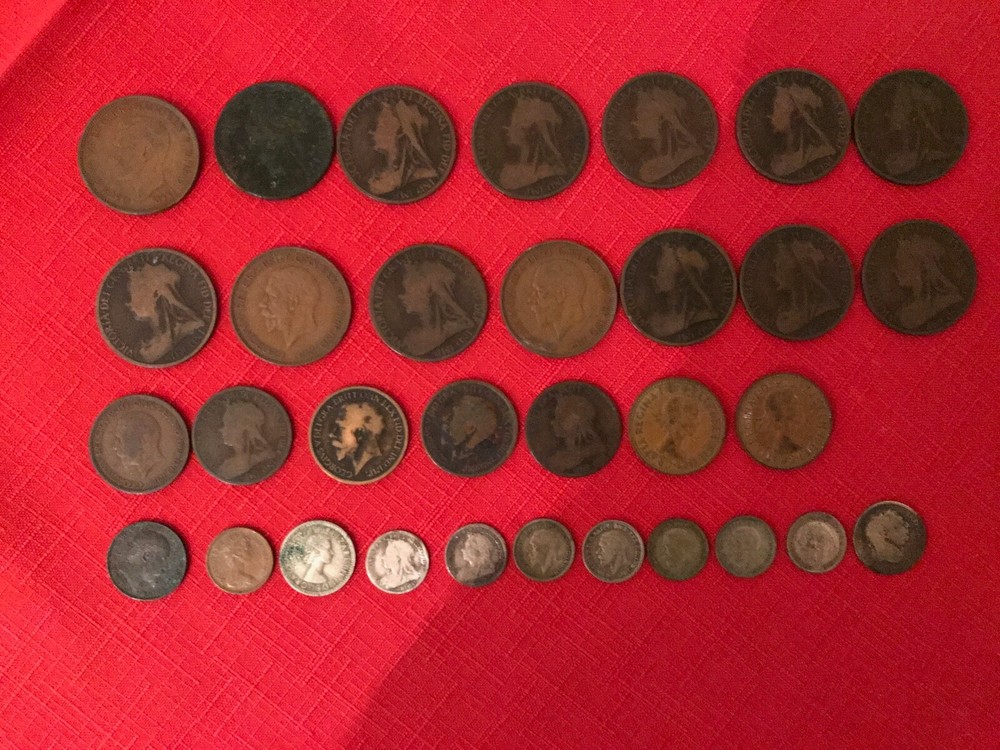 Selection of Old British Coins