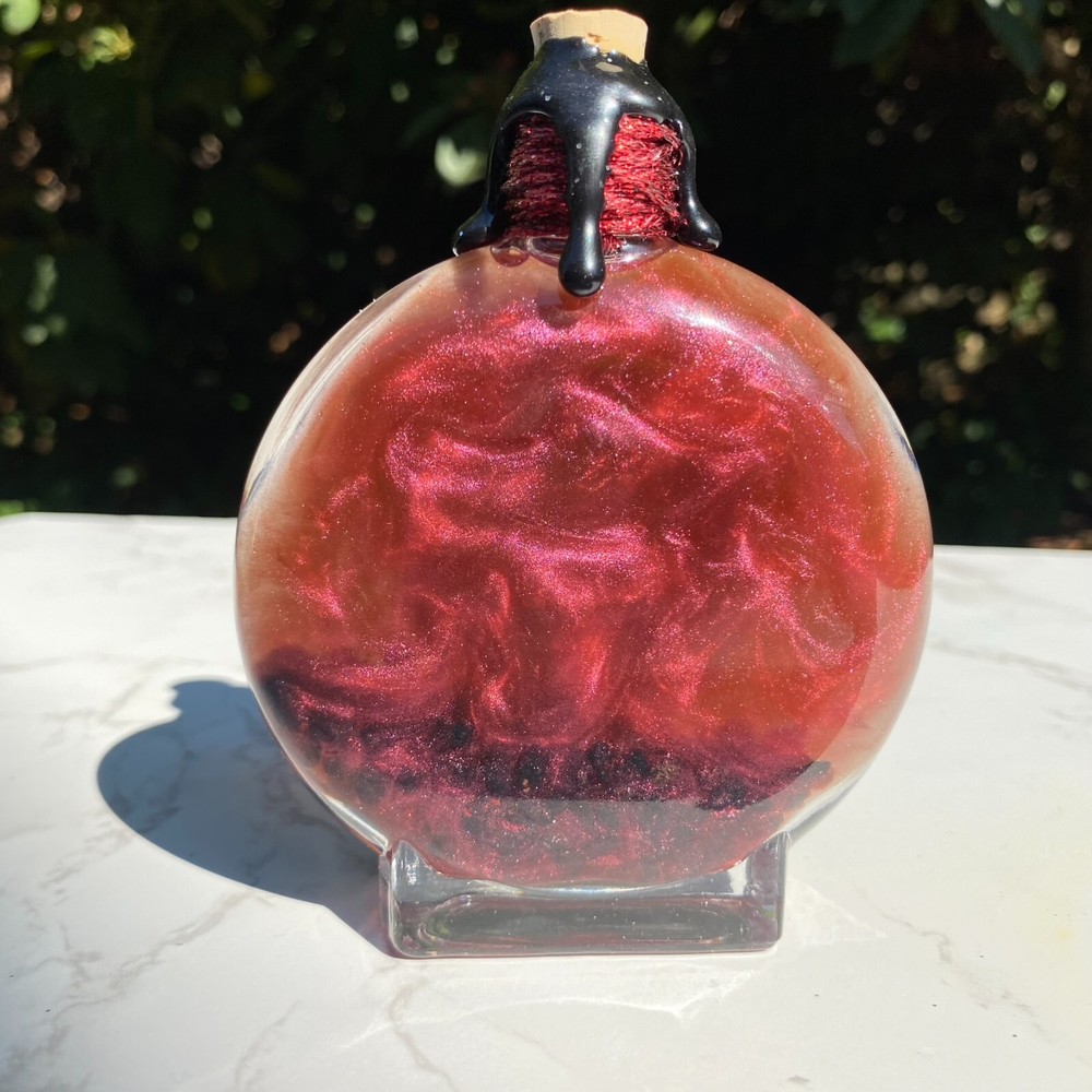 Captured Asteroids Decorative Color Changing Potion Bottle Bookshelf Decor