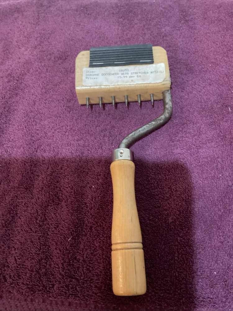 C.S. Osborne & Co. Gooseneck Webbing Stretcher Upholstery Pulling Tool #253