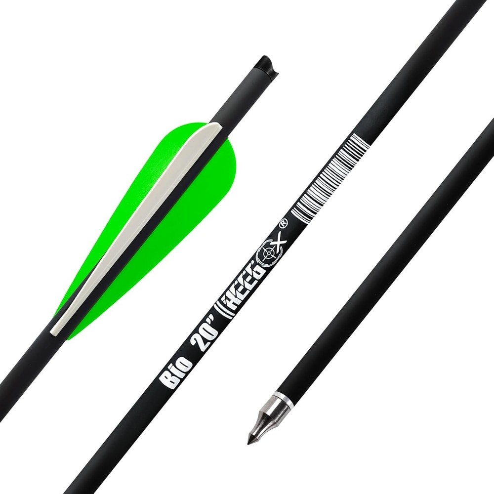 Carbon Crossbow Bolts 12 Pack - Enhanced Consistency & Protective Packaging