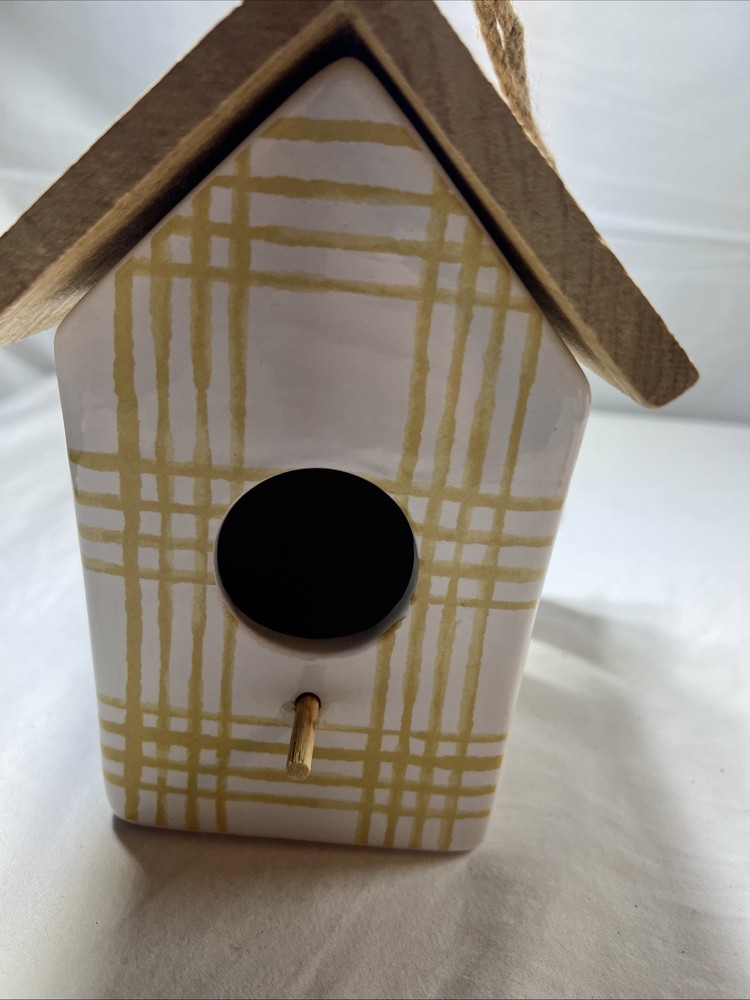 Place & Time Ceramic Hanging Bird House
