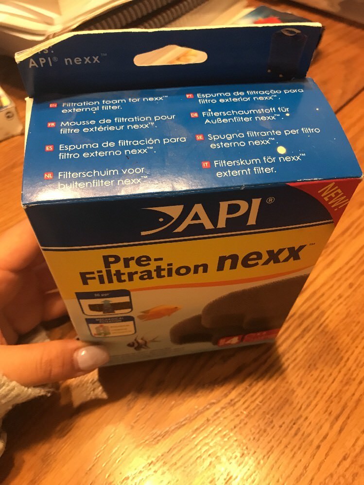 API NEXX 2 pack Pre-Filtration pad Size4 30ppi replacement aquarium filter media