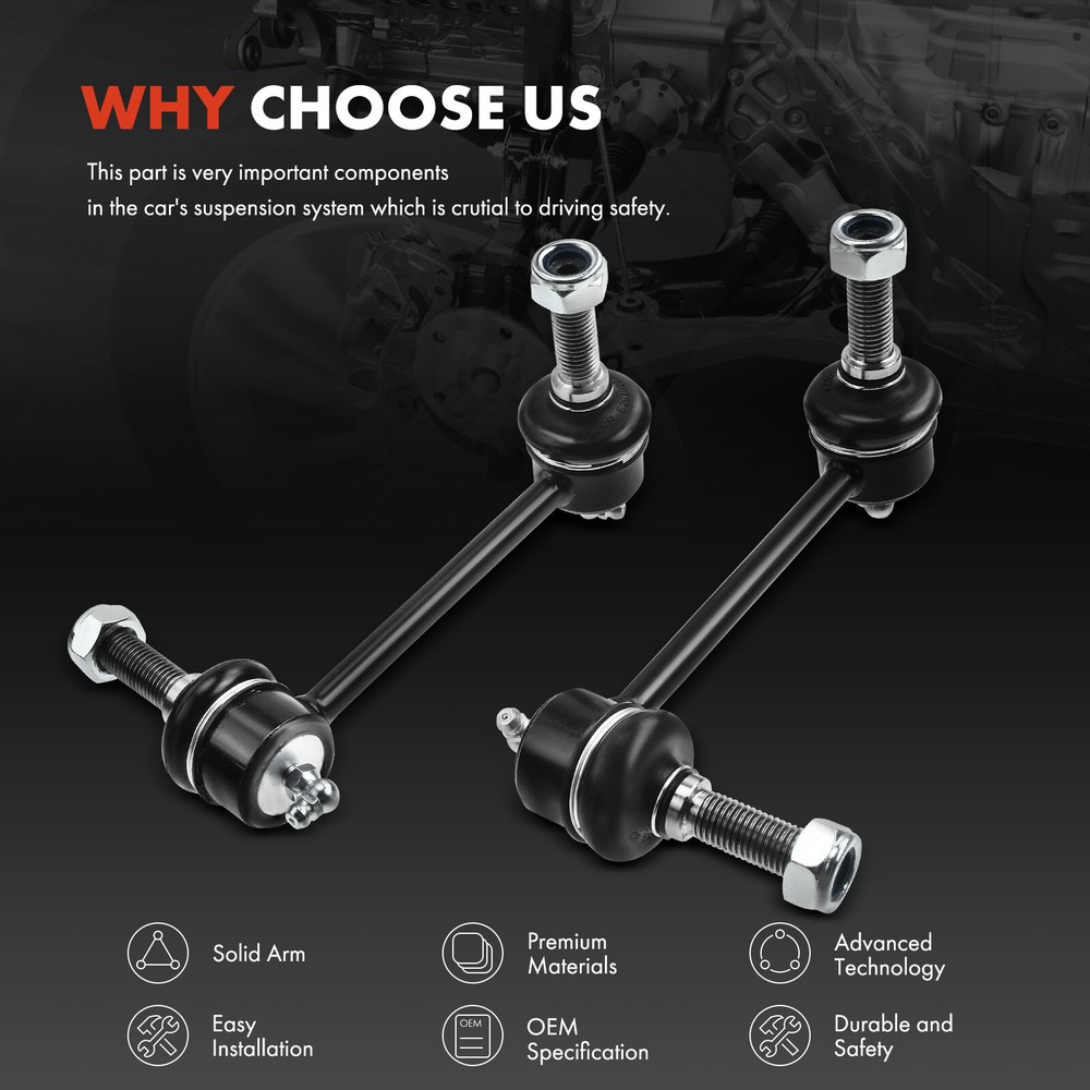 2x Front Left & Right Stabilizer Bar Link for Dodge Durango Jeep Grand Cherokee