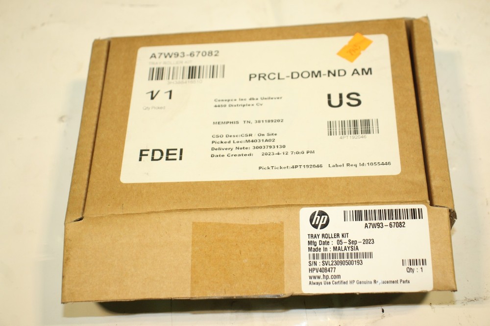OEM HP Tray Roller Kit A7W93-67082