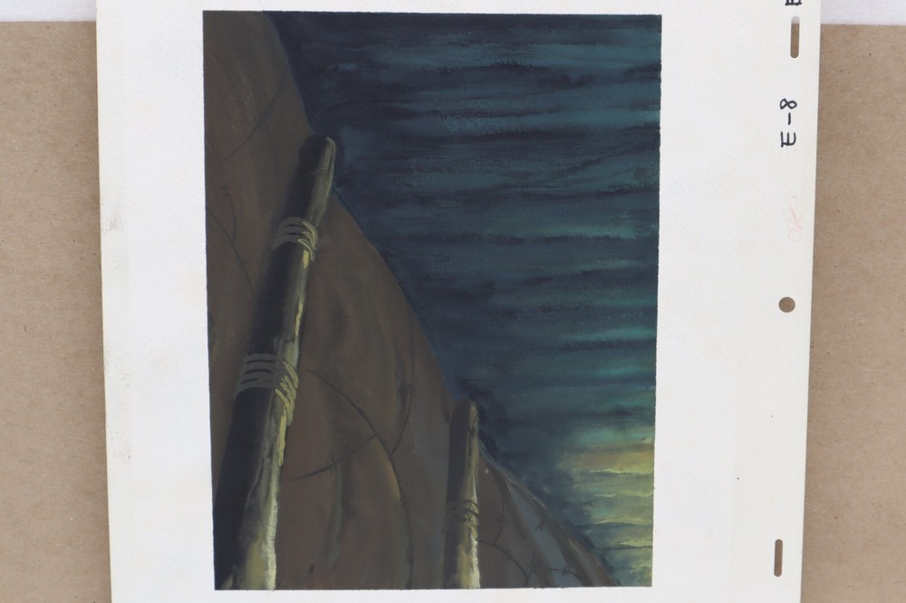 Original Hand Painted Animation Production Background (231-36)