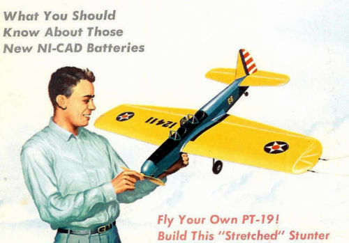 PT-19 PLAN + CONSTRUCTION ARTICLE to Build a 53" UC Scale Stunt Model Airplane
