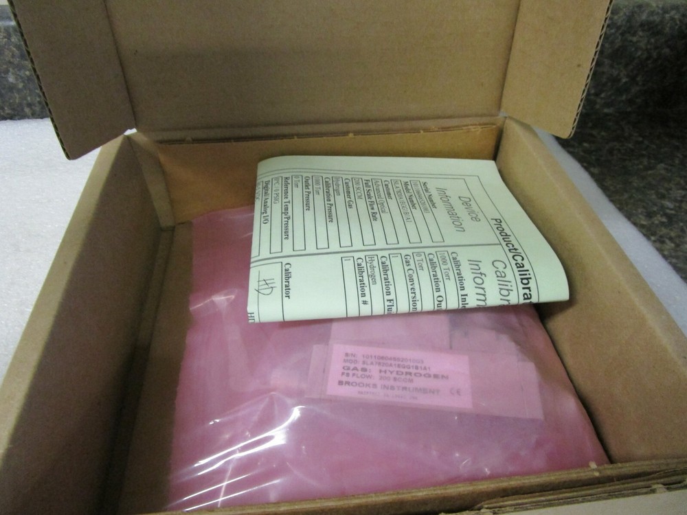 Brooks Instruments Hydrogen Smart Mass Controller SLA7820A1EGG1B1A1 SLA7820A
