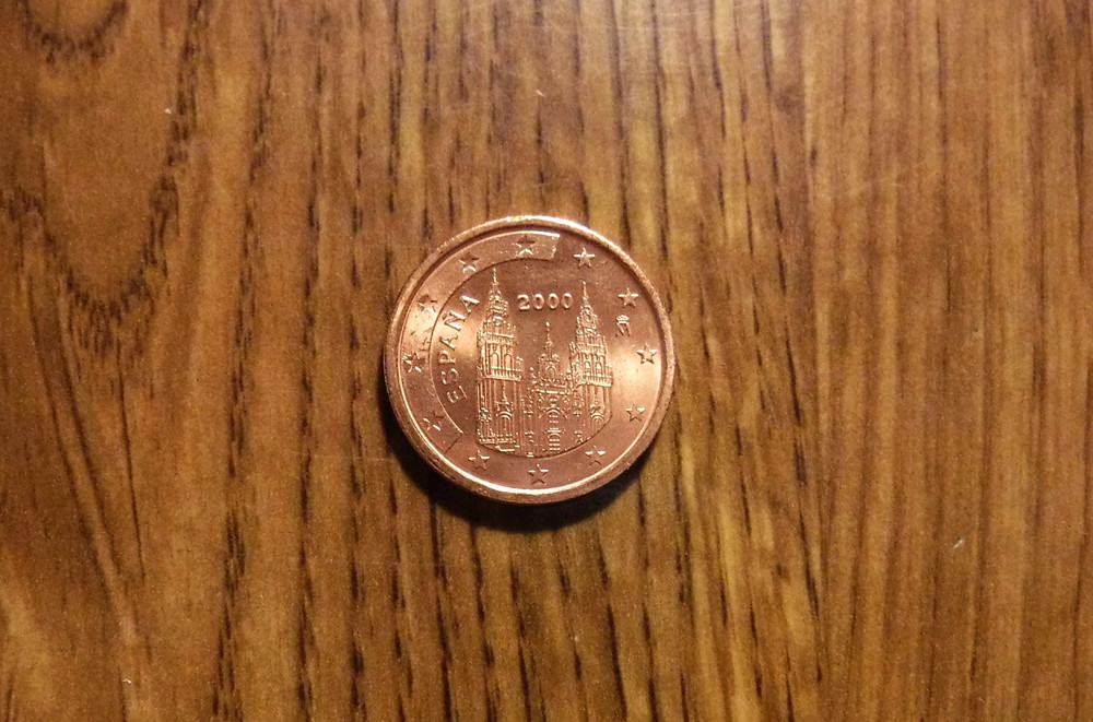 SPAIN 2 CENT EURO 2000 COIN (T774)